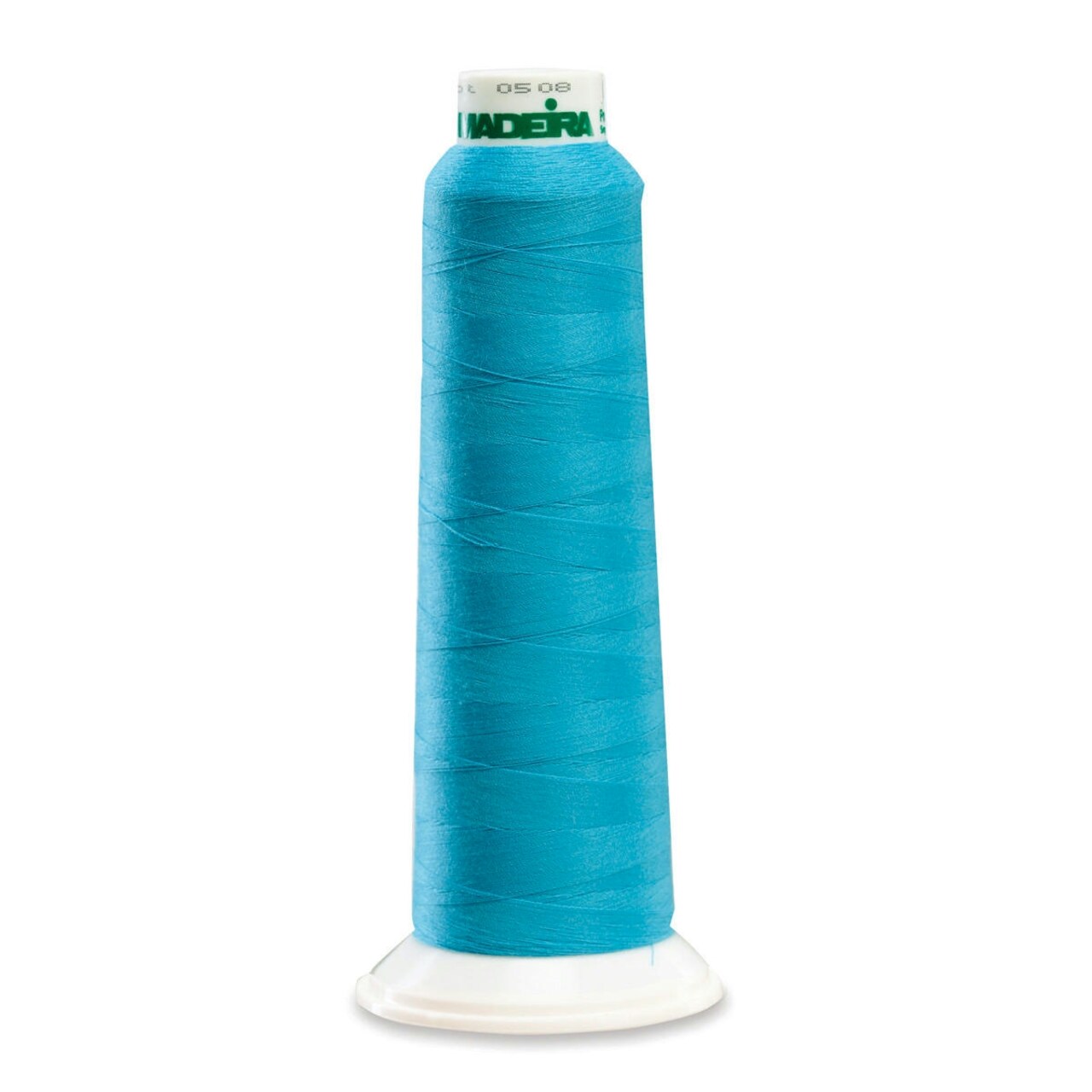Aerolock Polyester Serger Thread --- 2,000 Yds --- Bright Turquoise Color -- Ref. # 9892 by Madeira®